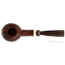 Scott Thile Sandblasted Bent Egg with Celluloid (FH) (315)