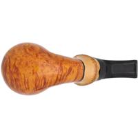 Tsuge Ikebana Smooth Peterson Tribute Bent Billiard with Bamboo (Kikuchi) (K) (043) (2025) (9mm)