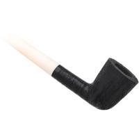 BriarWorks Classic Dark Rusticated Churchwarden with White Stem (C61XL)