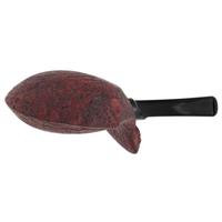Jared Coles Partially Sandblasted Strawberry Wood Pierced Fish (with Stand)