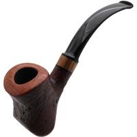 Silver Gray Sandblasted Sixten Ivarsson Tribute Potato Sack with Zebrawood