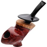 Dirk Heinemann Smooth Tarok Briar and Hiroyuki Tokutomi Tribute Dora with Olivewood