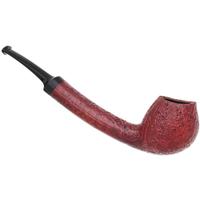 GH.ZHANG Red Sandblasted Long Shank Bent Apple (Ping Zhan) (13) (2025)