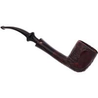 Danish Estates Danmore Partially Sandblasted Bent Billiard (3012) (Unsmoked)