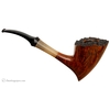 Danish Estates Lasse Skovgaard Smooth Bent Dublin with Horn (2) (Unsmoked)