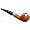 Irish Estates Peterson "Dublin" with Sterling Silver Rim Cap and Band (408) (9mm) (Fishtail) (2004) (Unsmoked)