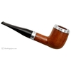 Irish Estates Peterson "Dublin" with Sterling Silver Rim Cap and Band (107) (9mm) (Fishtail) (2001) (Unsmoked)