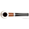 Irish Estates Peterson "Dublin" with Sterling Silver Rim Cap and Band (107) (9mm) (Fishtail) (2001) (Unsmoked)