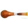 Italian Estates Ardor Ninfea Rusticated Bent Dublin with Silver Spigot (DR) (Unsmoked)