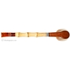 Italian Estates Luigi Viprati Fiammata Smooth Bent Dublin with Silver and Bamboo