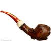 American Estates Stephen Downie Carved Bent Apple with Mastodon Ivory (2009) (Unsmoked)
