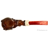 American Estates Stephen Downie Carved Bent Apple with Mastodon Ivory (2009) (Unsmoked)