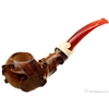 American Estates Stephen Downie Carved Bent Apple with Mastodon Ivory (2009) (Unsmoked)